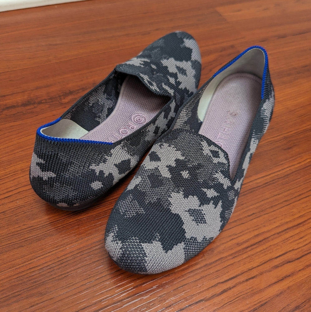 Rothy's Grey Botanicamo Loafer Size 8